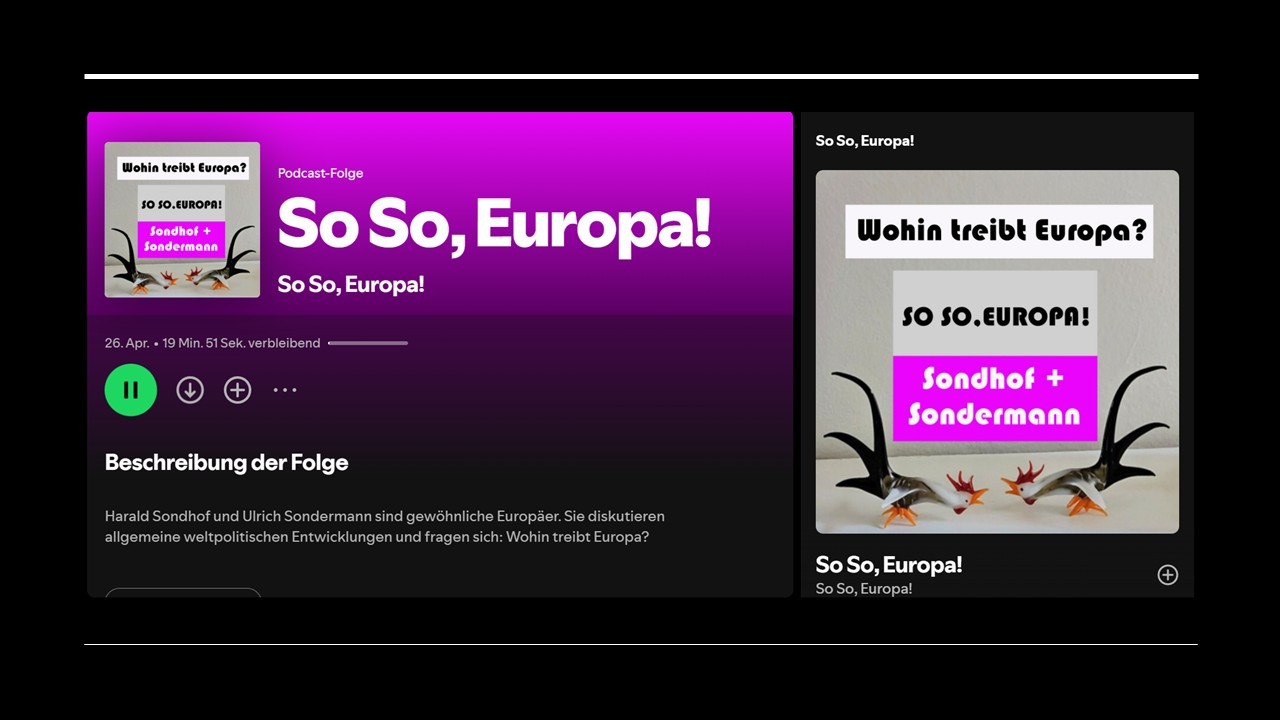 So So, Europa!