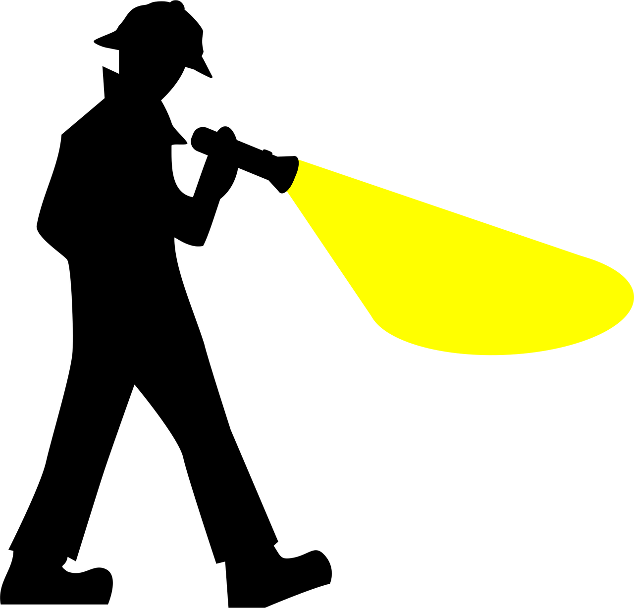 Flashlight in the Dark