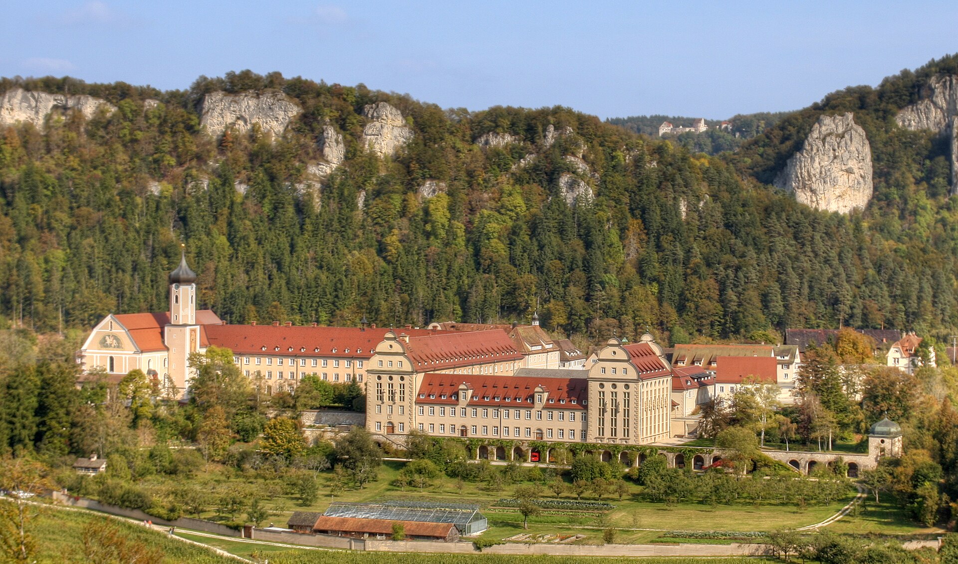 Kloster_Beuron_2009_Blick_von_Nordwesten